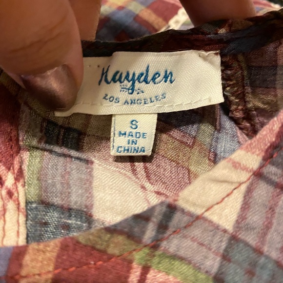 NWT Plaid Tank S - Picture 5 of 6